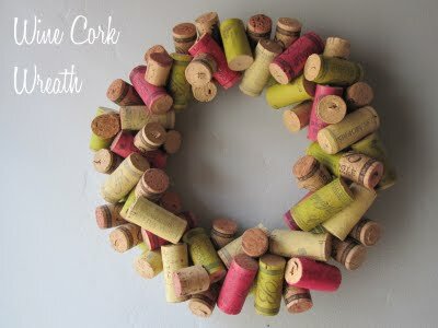 Wine Cork Wreath