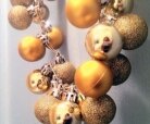 Ornaments + Safety Pins = NYE Style!