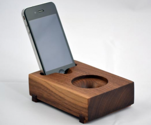 The Koostik Sound Amplifying iPhone Dock - $70