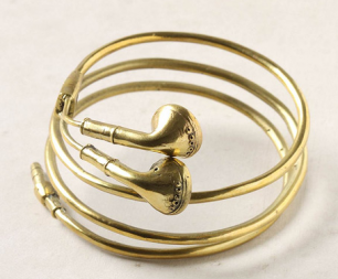 Gold Earbuds Bracelet - $88